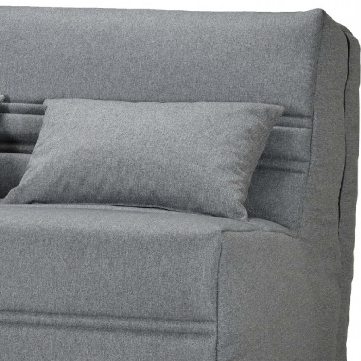 BZ banquette lit 140x200 cm avec housse et coussins - CACAO