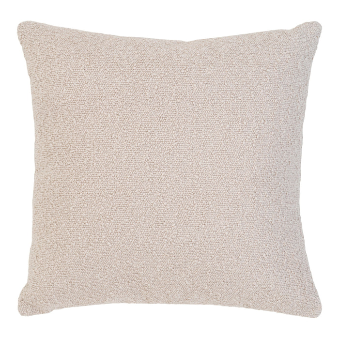 Cuscino Savannah in bouclé beige 45x45 cm