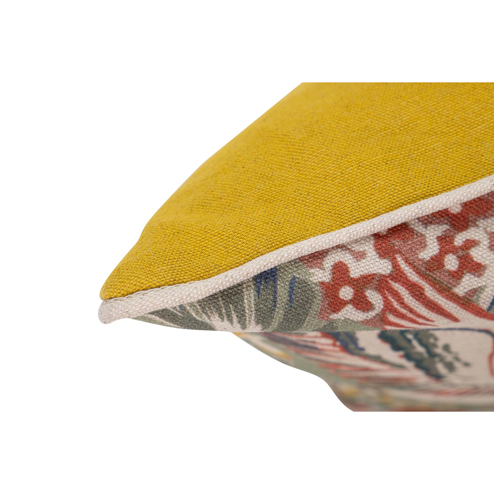 Cojin Lino Garzas 45x13x45 Cm
