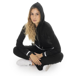 Chándal de invierno de mujer "Relaxed" con capucha y cremallera