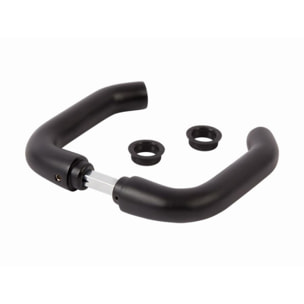 Paire de poignées LOCINOX Alu anodisé Noir - 3006-B-H