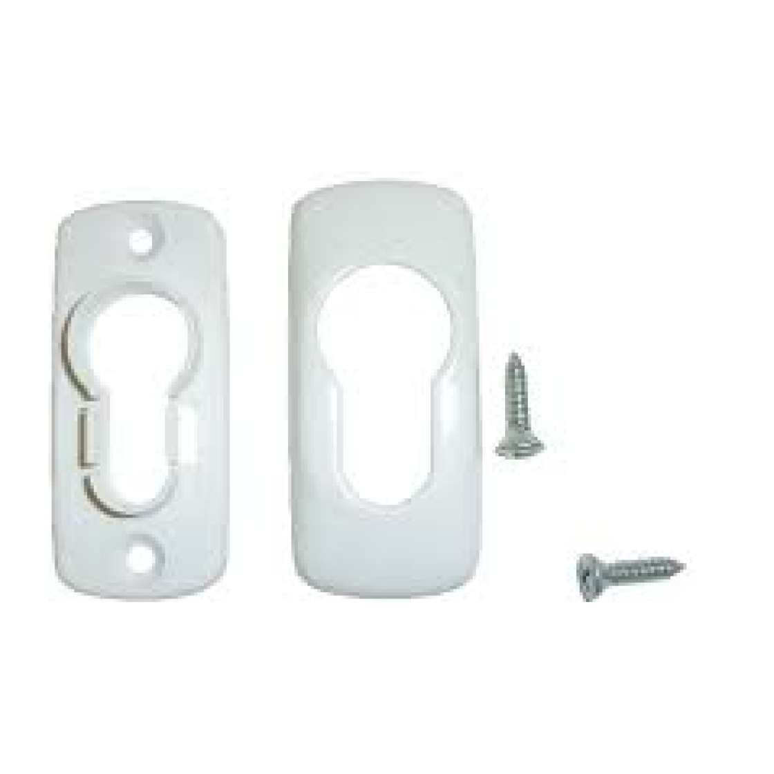 Rosace cylindre à clipper 2100C FAPIM - Gris 9006 - 2100C-G5