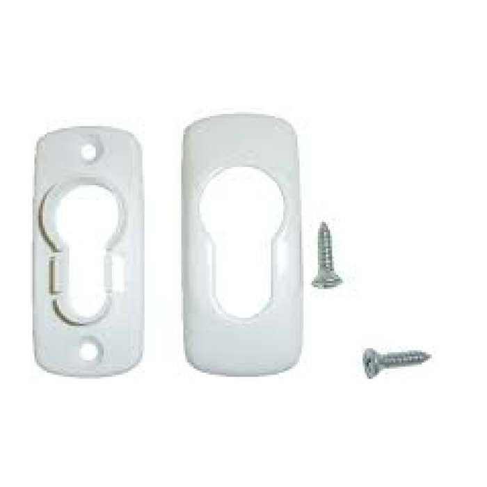 Rosace cylindre à clipper 2100C FAPIM - Gris 9006 - 2100C-G5