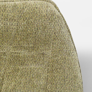 Chaise avec accoudoirs Thelma Melange verte Kare Design