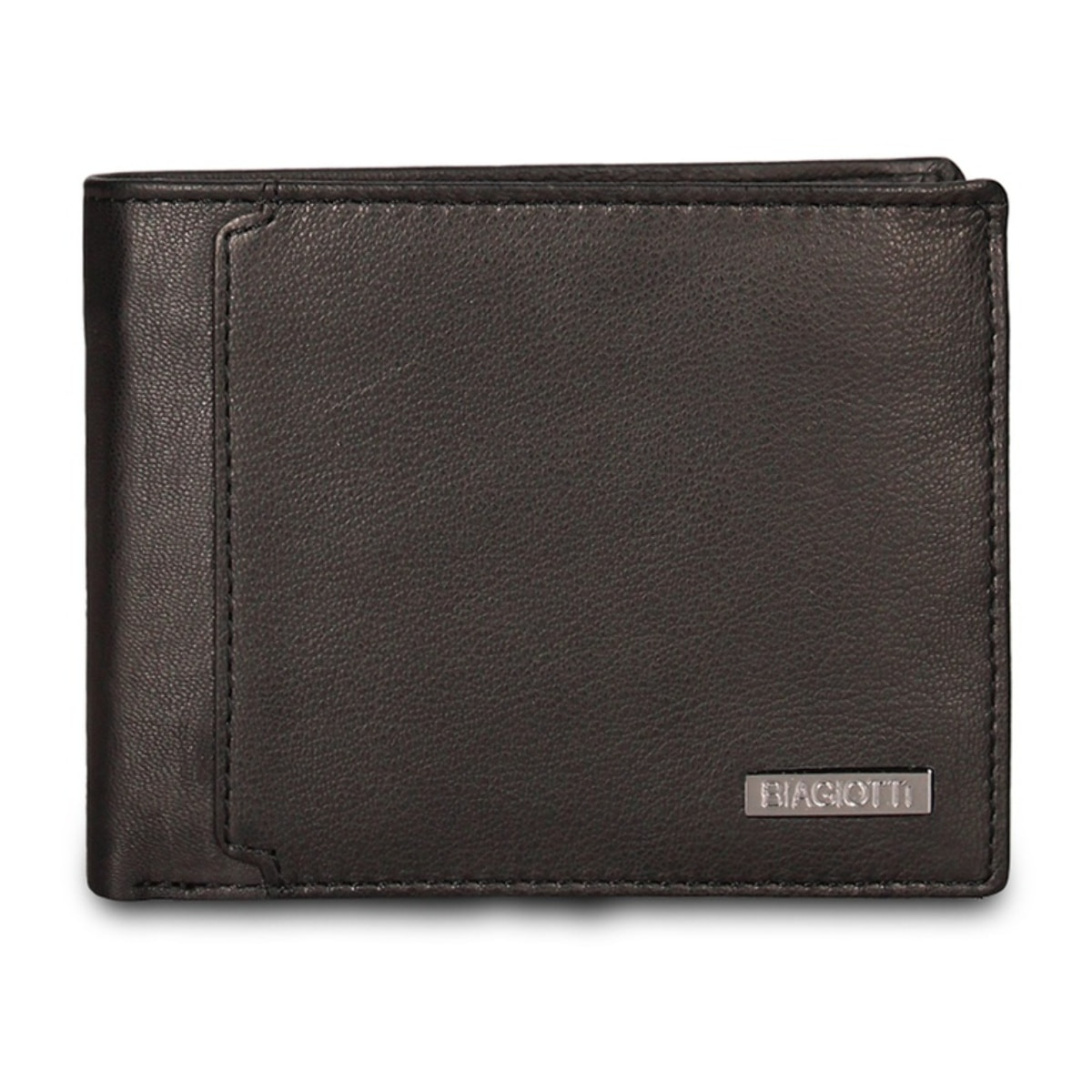 Portafoglio uomo in vera pelle - Modello Erevan Prime - Casual - 12.0 x 10.0 x 2.5 cm