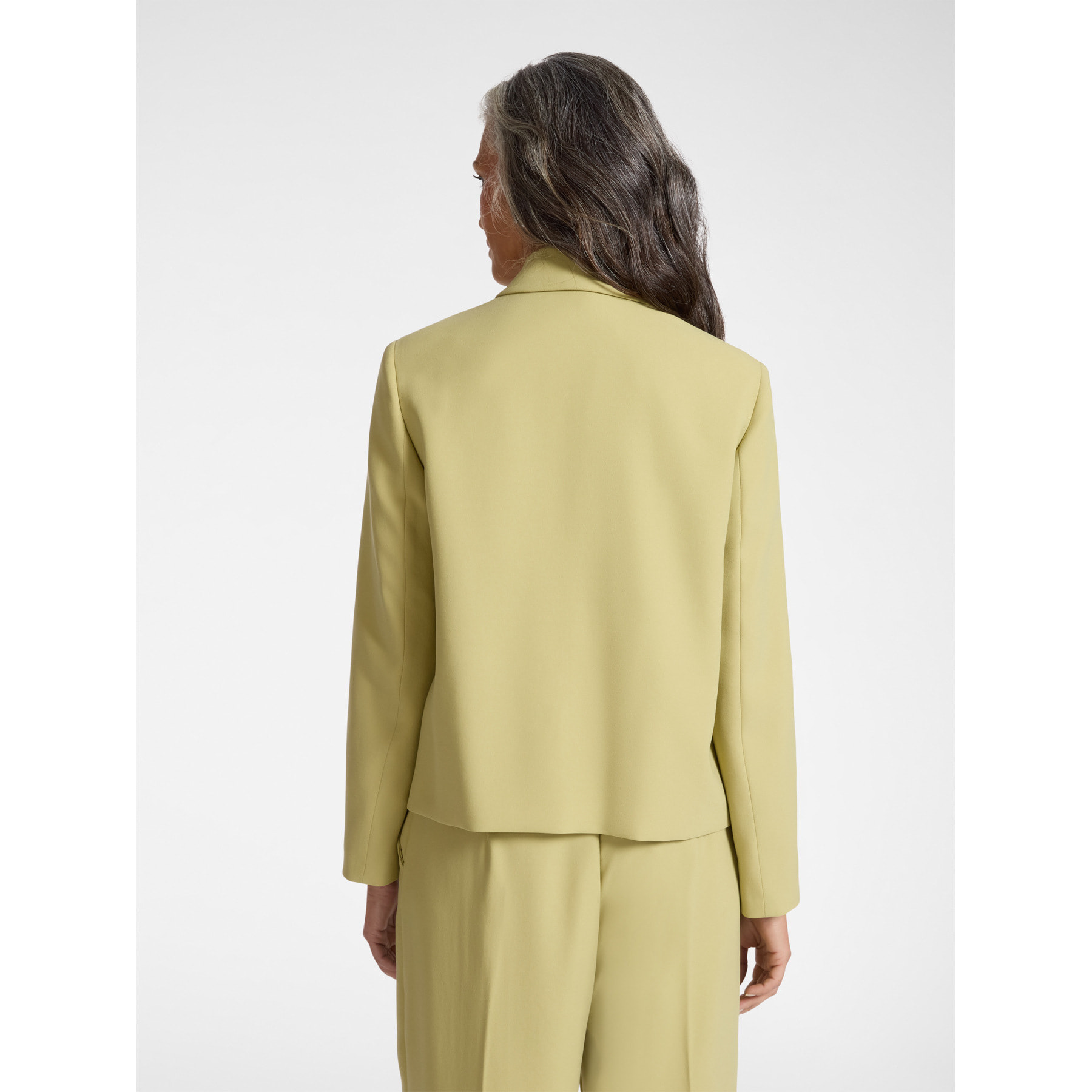 Elena Mirò - Chaqueta en tejido crepé - Verde claro