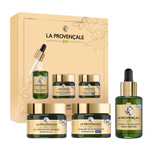 La Provençale Bio Bio Or de Jouvence Sérum Anti-âge + Crème Redensifiante + Baume Nuit