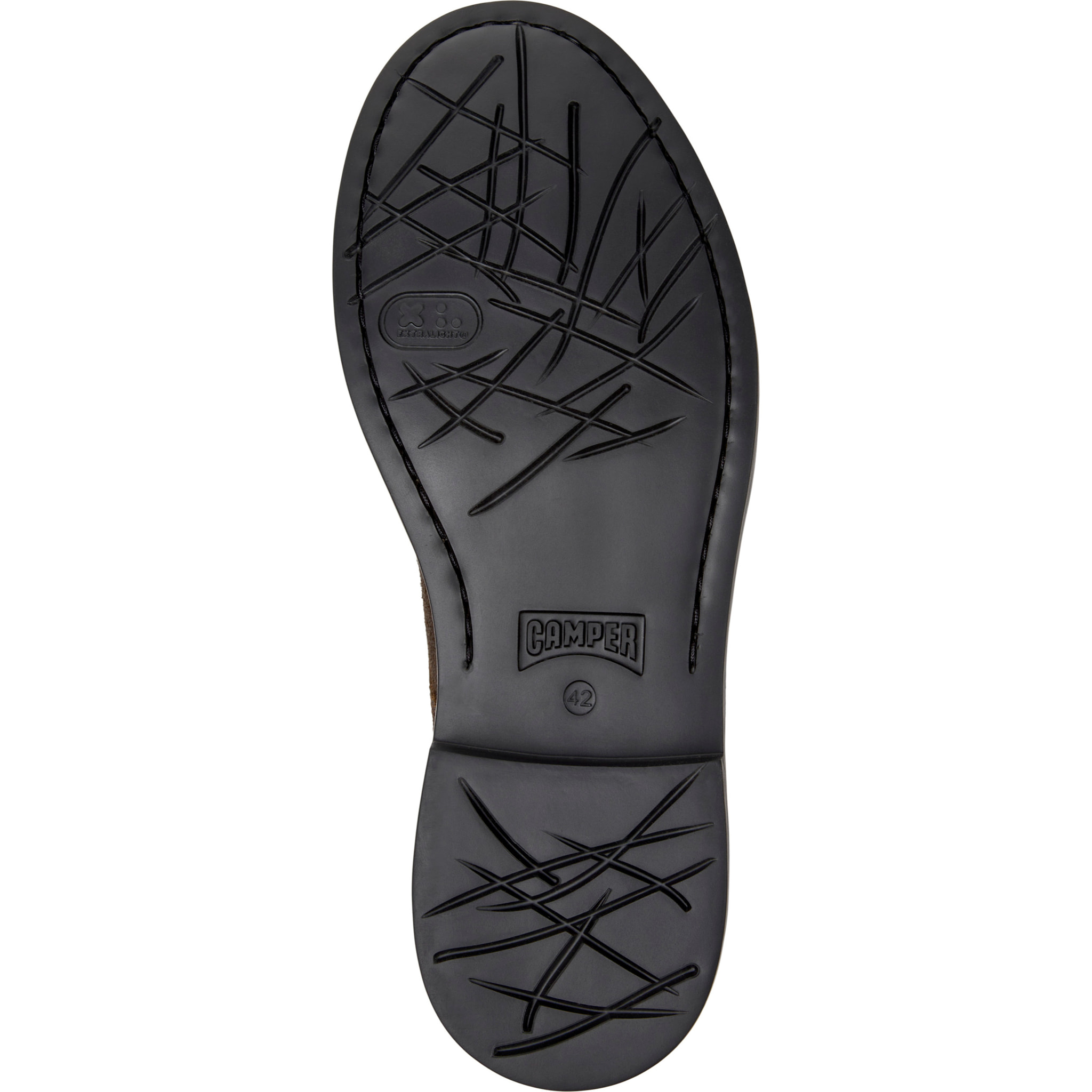 Scarpe stringate - CAMPER Dean - Marrone - Nubuck