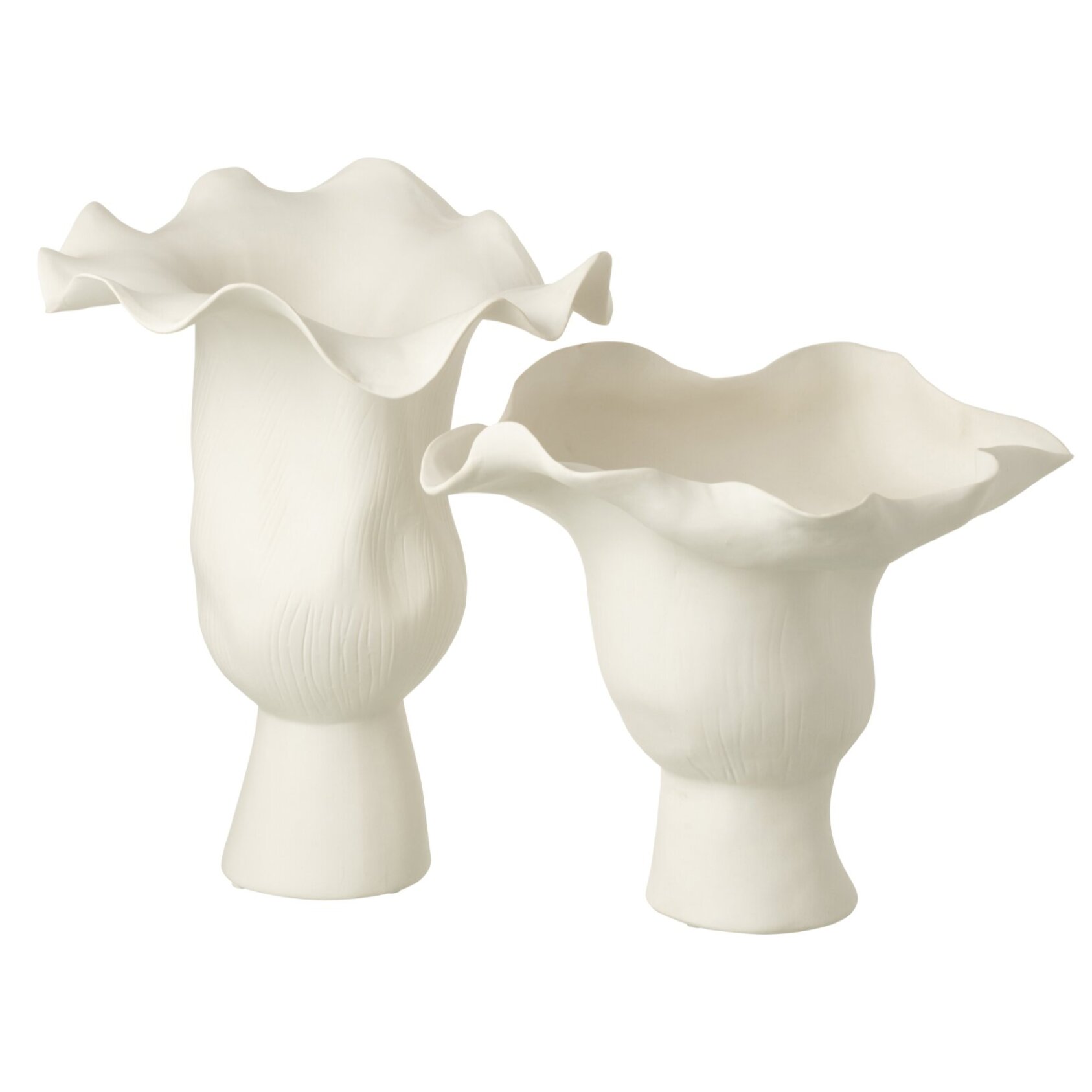 J-Line vase Helix - céramique - blanc -