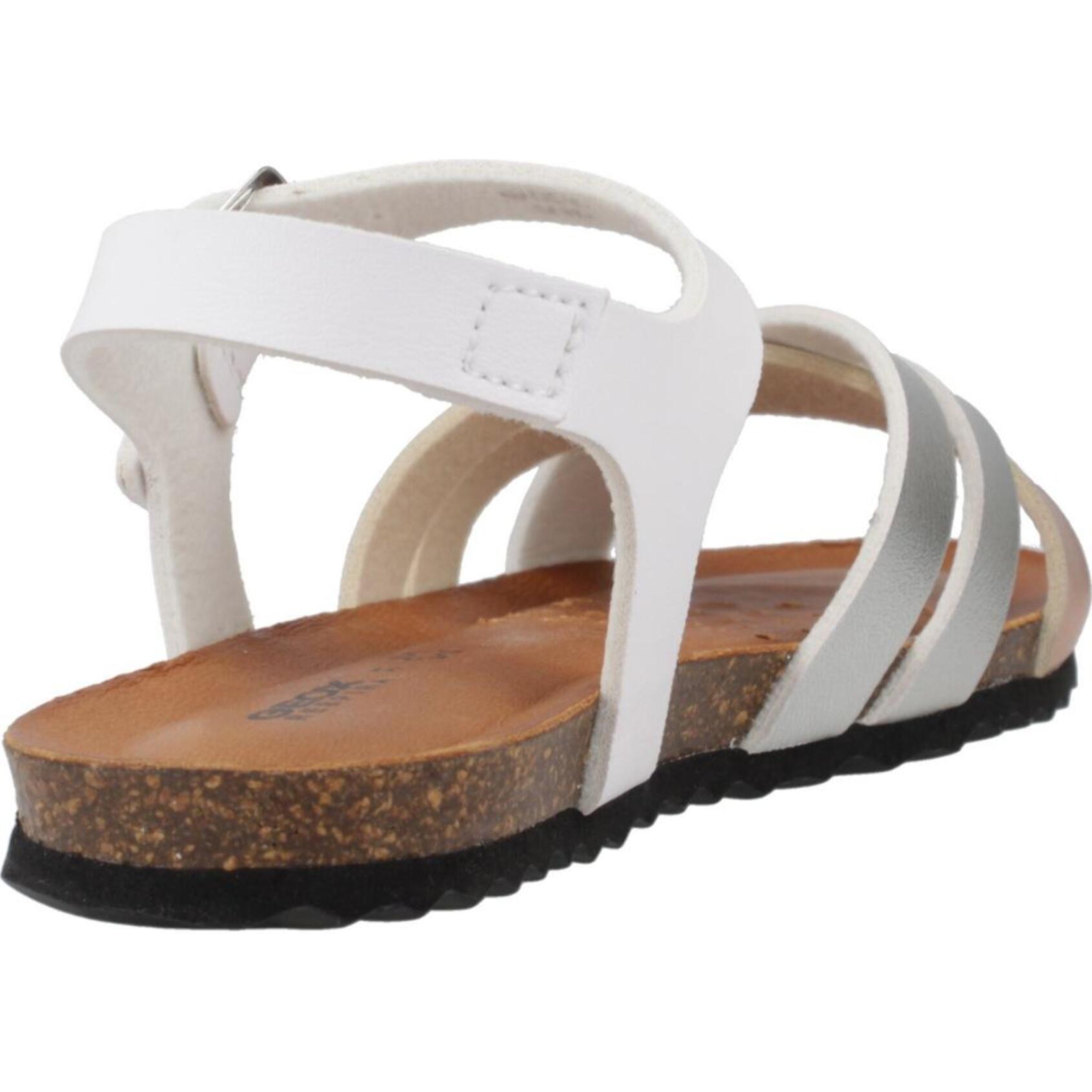 Sandalias Niña de la marca GEOX  modelo J SANDAL CHILENE GIR BLANCO