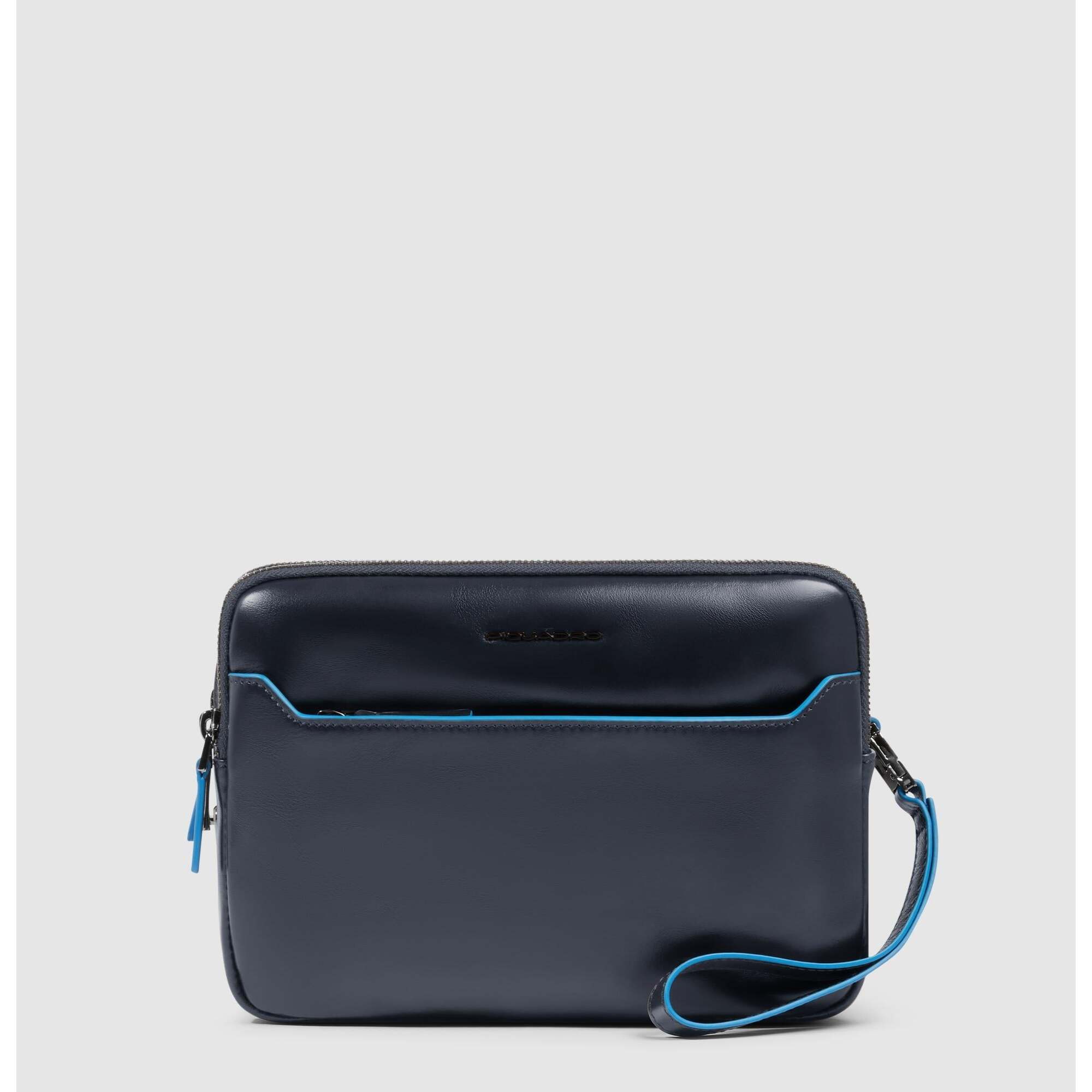 Piquadro Pochette uomo con chiusura a impronta digitale