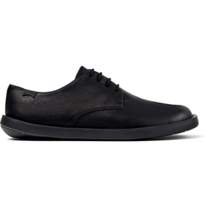 Zapatos de cordones - CAMPER Wagon - Negro - Cuero liso