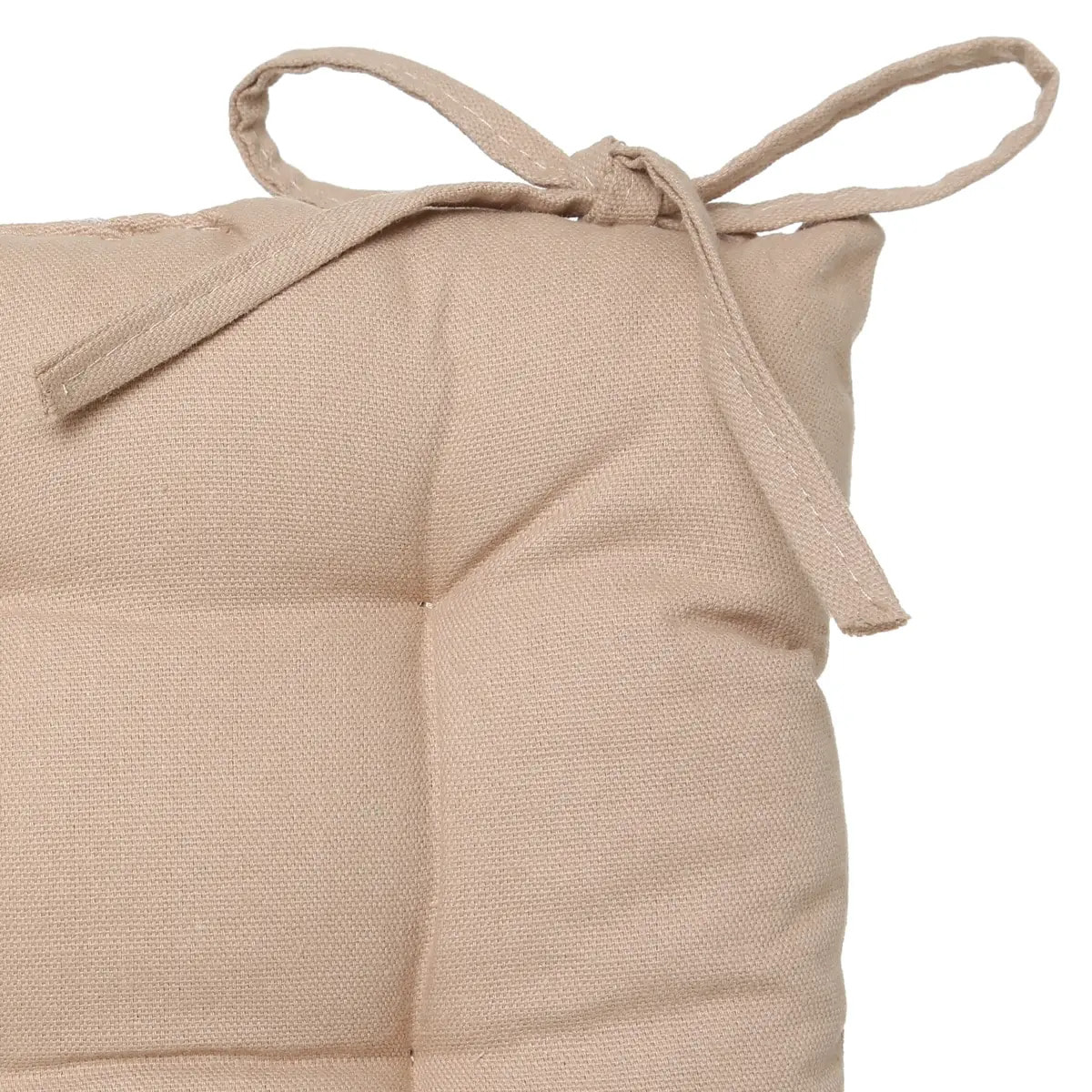 Galette de chaise "Anjali" beige 38x38cm