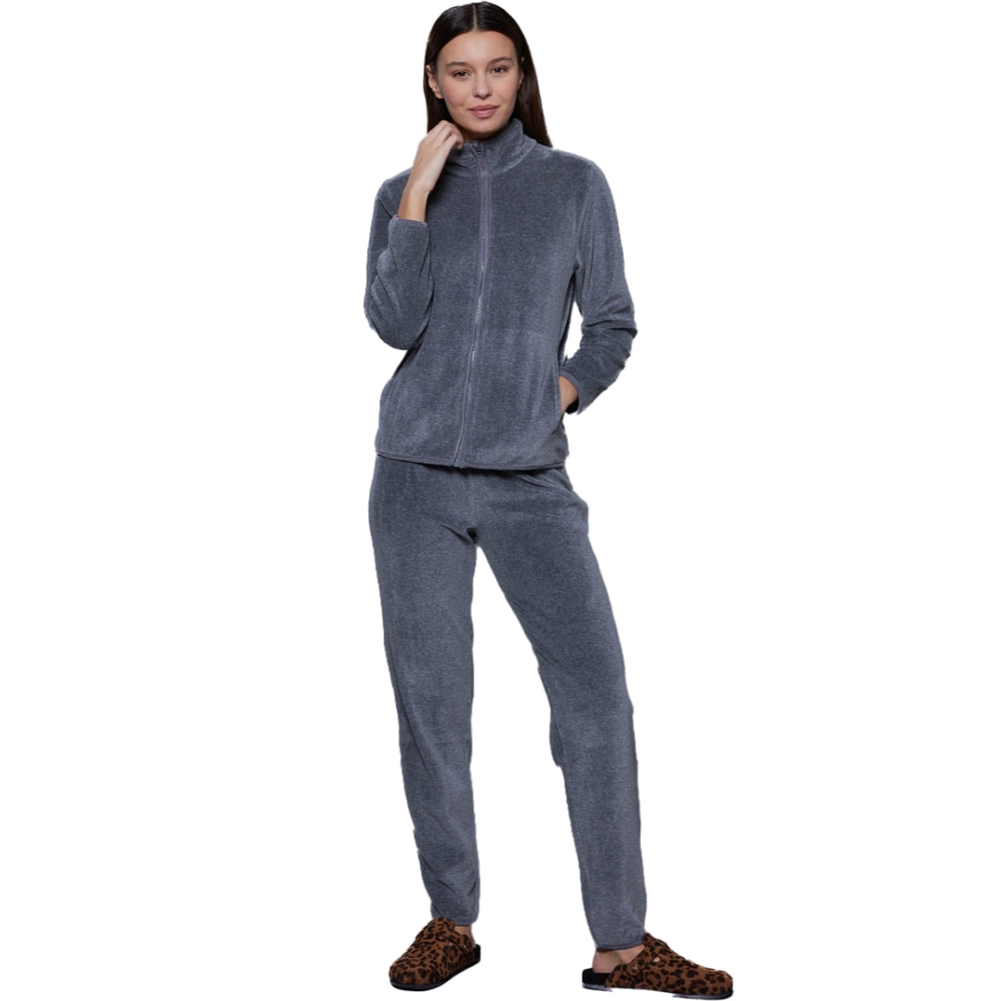 Completo loungewear donna ciniglia cora Noidinotte