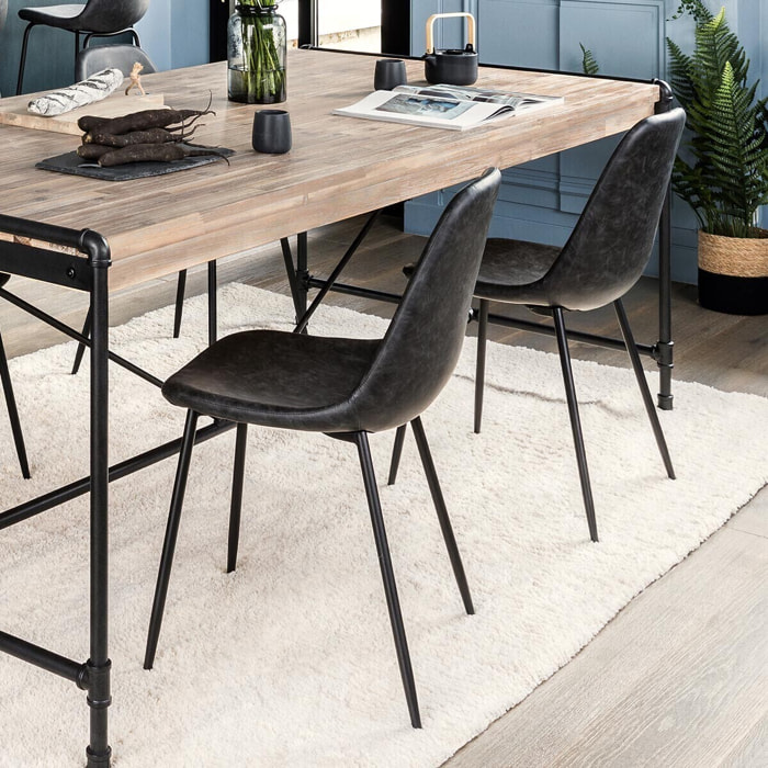 Chaise "Vladi" gris