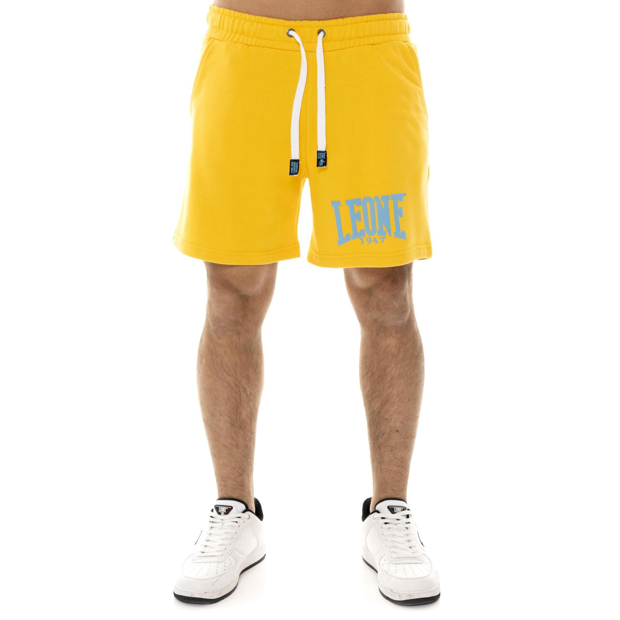 Pantaloncini da uomo in cotone non garzato Leone Summer Vibes