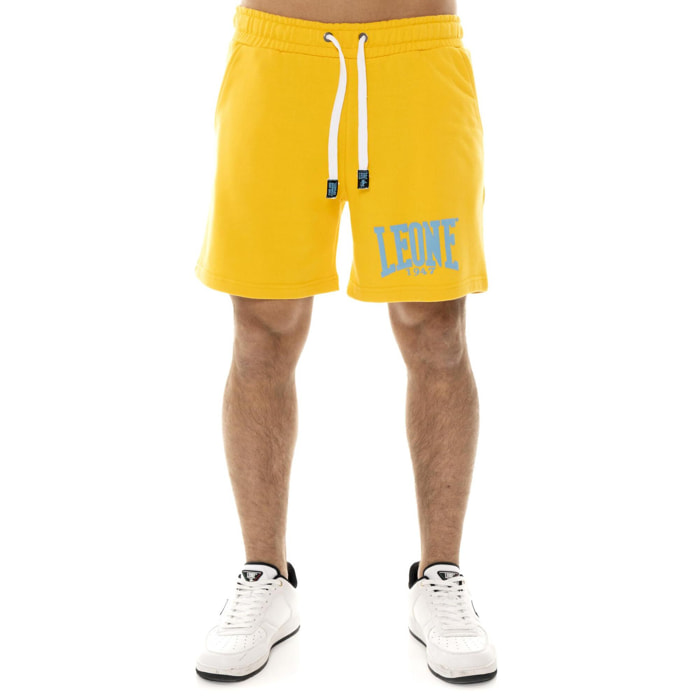 Pantaloncini da uomo in cotone non garzato Leone Summer Vibes