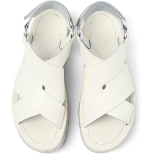 Sandali - CAMPER Oruga Up - Bianco - Pelle liscia