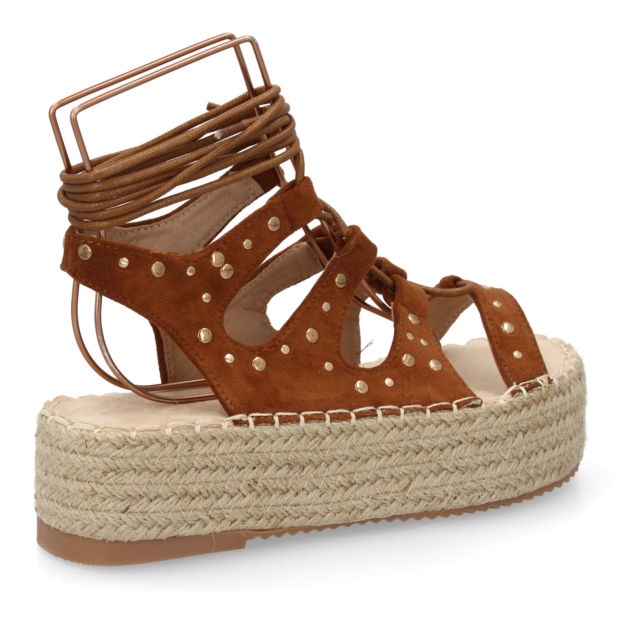 Sandalia plataforma romana mujer elegante