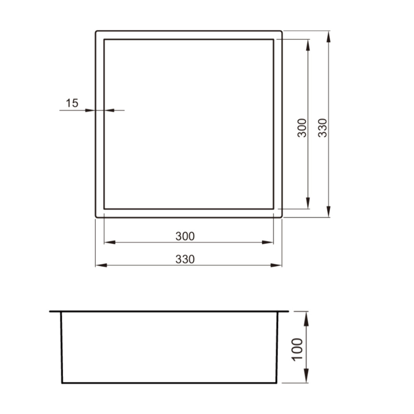 Aurum Niche de Douche à encastrer, Acier Inoxydable 304, 60x30x10cm, Gun Métal brossé PVD (SATAURN6030BGM)