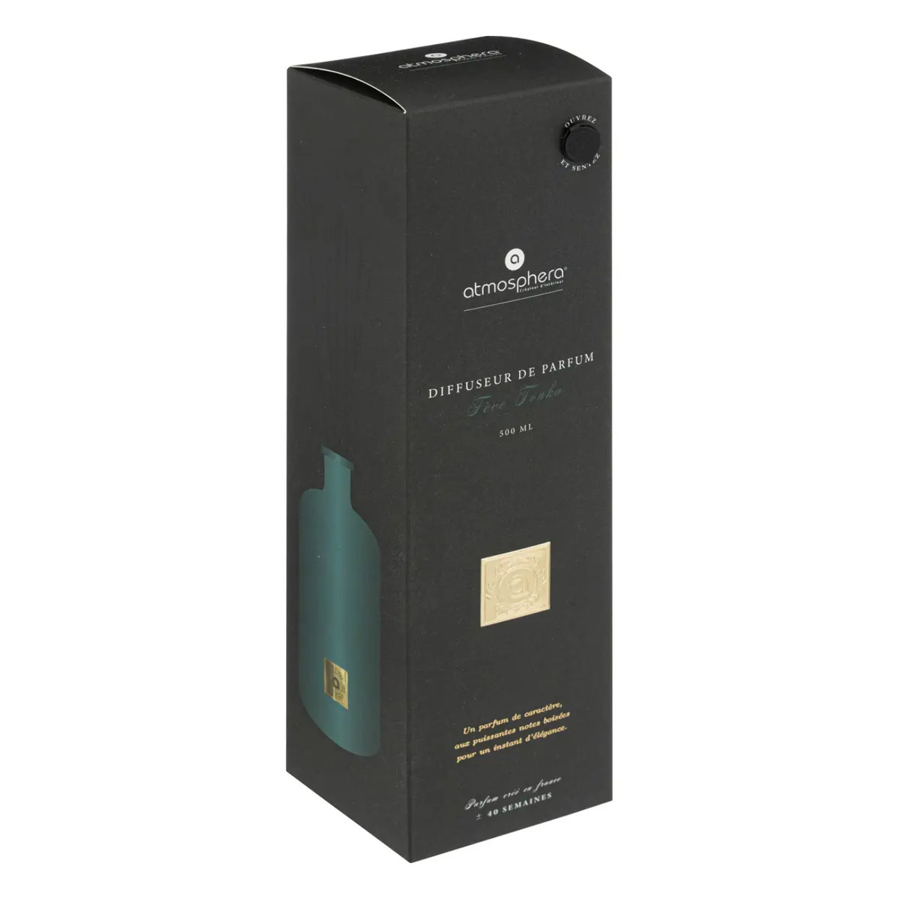 Diffuseur de parfum "Enzo" - fève tonka 500 ml