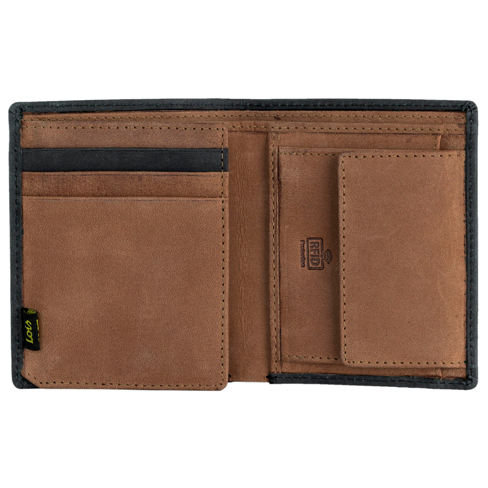 Cartera Hombre Piel Lois Hewitt Antracita
