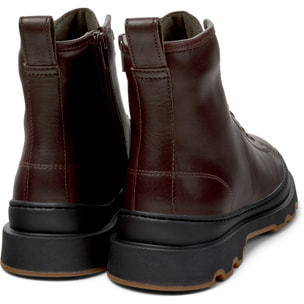 Botines - CAMPER Brutus+ - Marron - Cuero liso