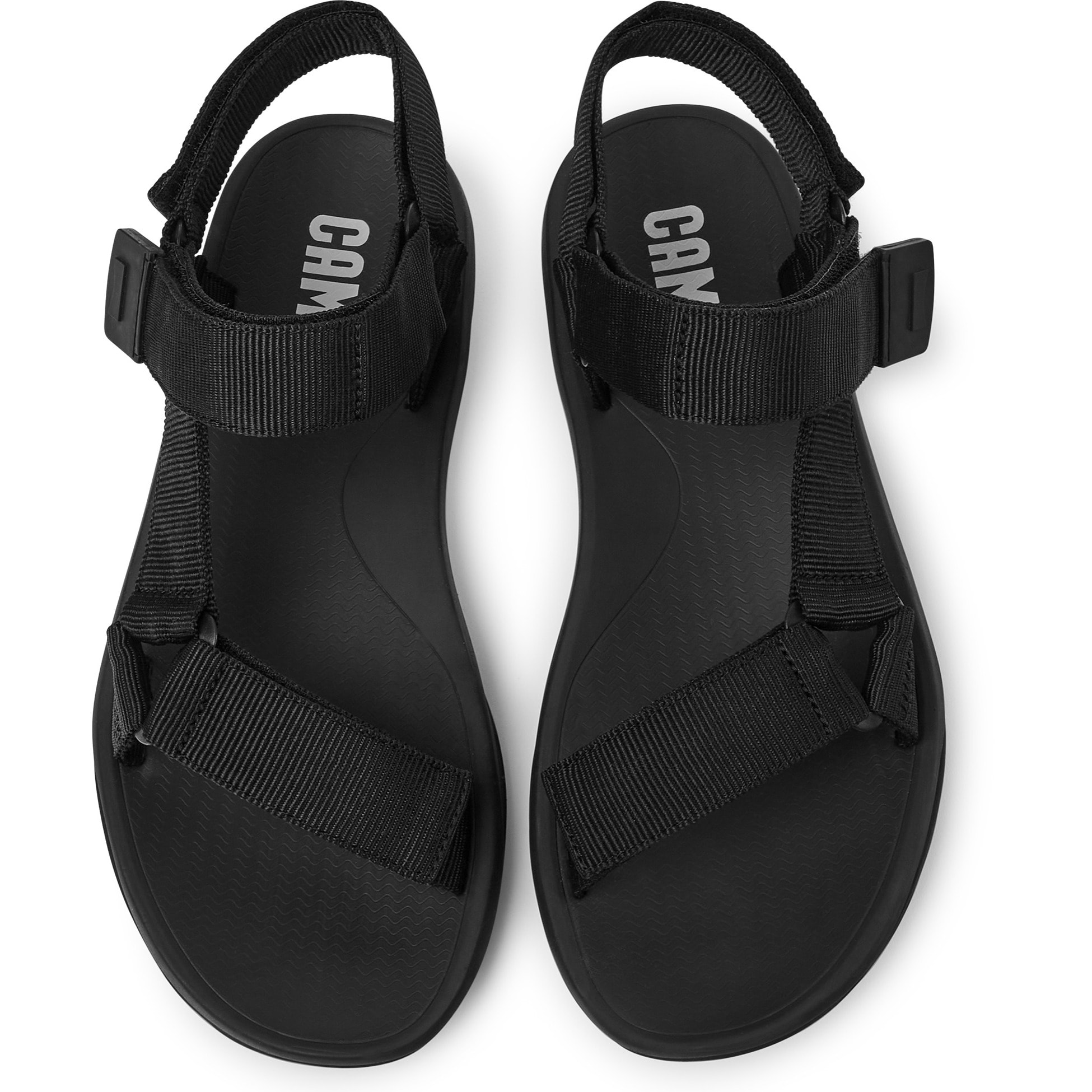 Sandalias - CAMPER Match - Negro - Tejido técnico (PET reciclado)