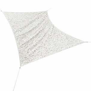 Filet d’ombrage rectangulaire - Blanc