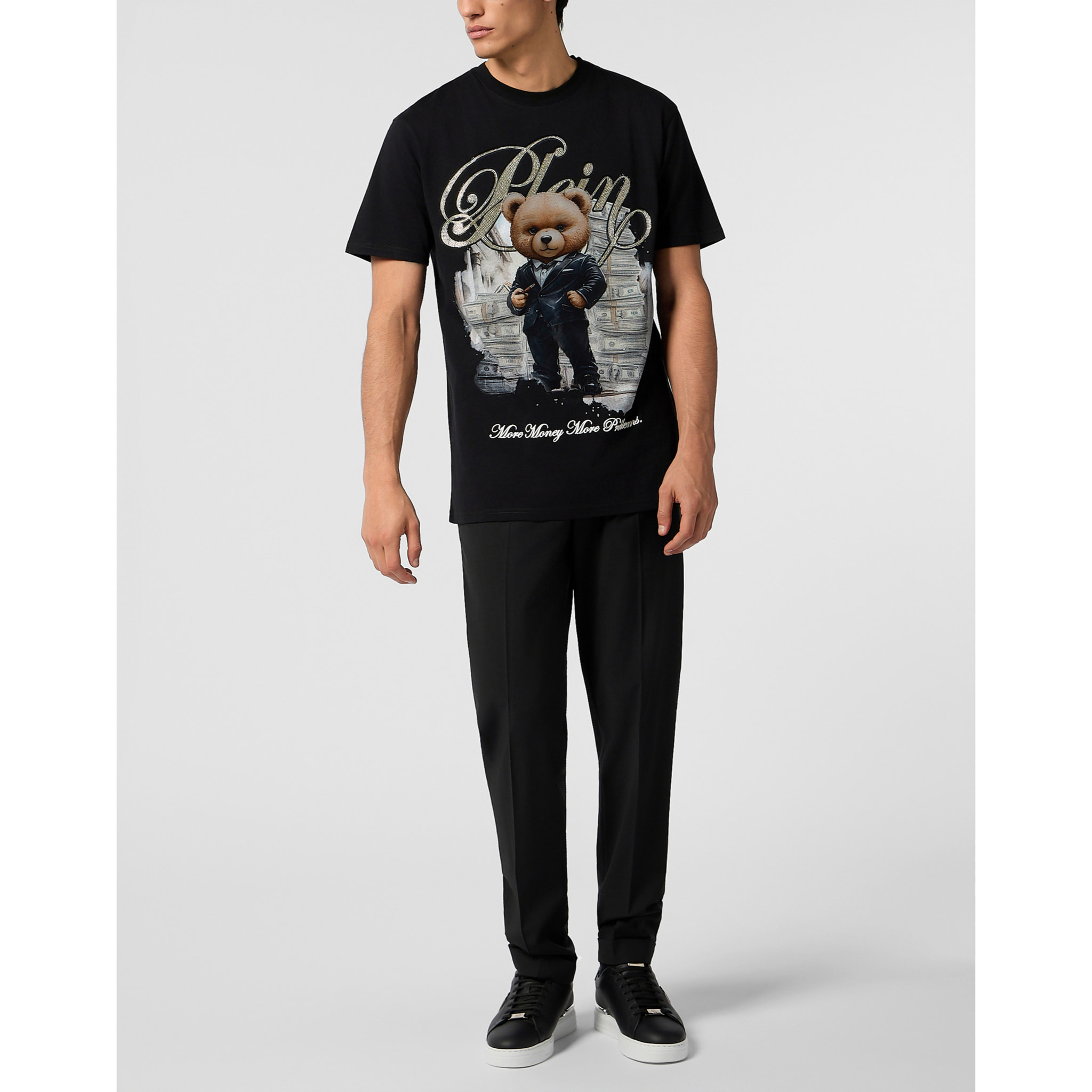 PHILIPP PLEIN Round Neck T-Shirt Teddy Money