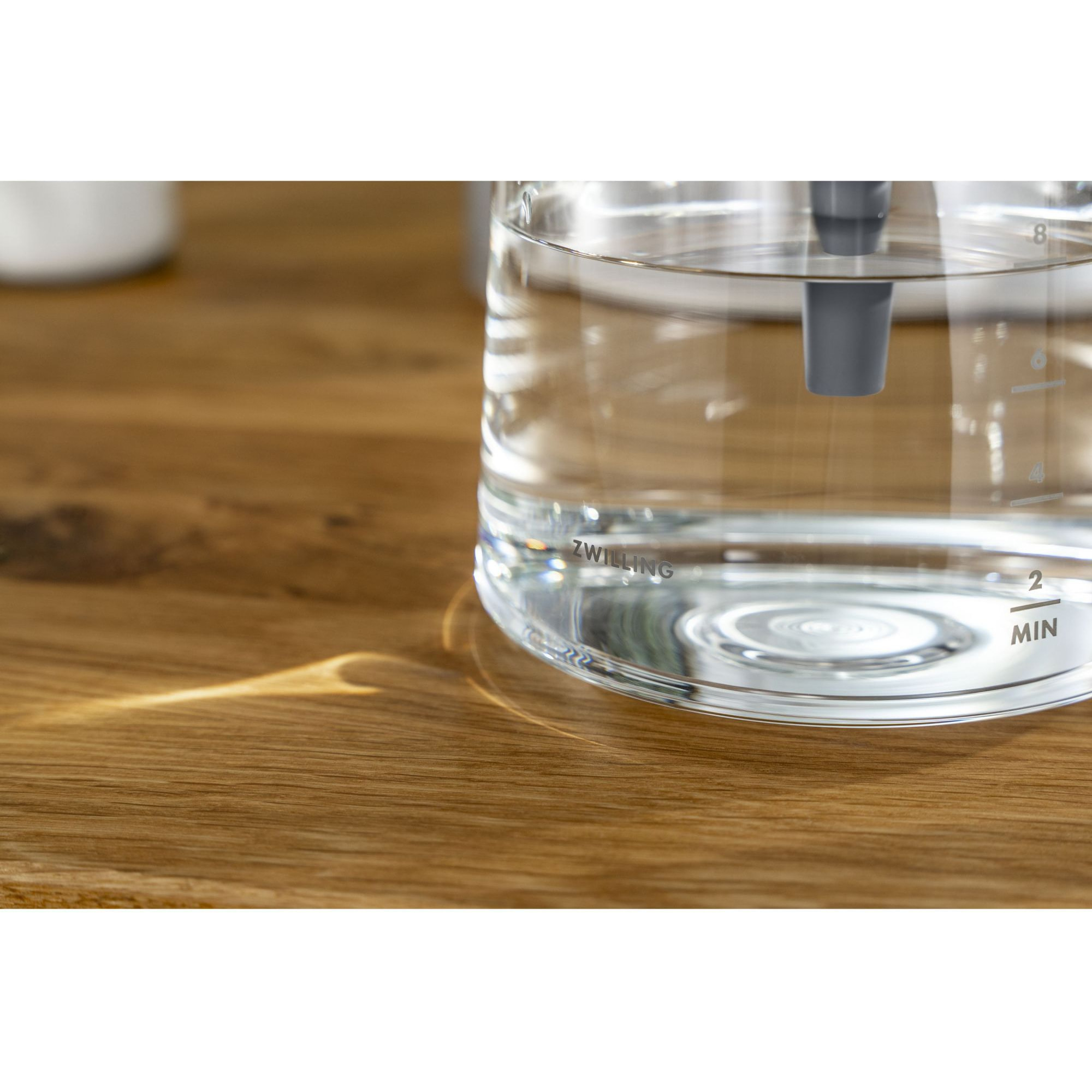 ZWILLING Cafetière à filtre, 1,5 Litres, 1 à 12 Tasses, 1960W, 220-240V, Prise UE, Plastique, Blanc Argenté, série Enfinigy