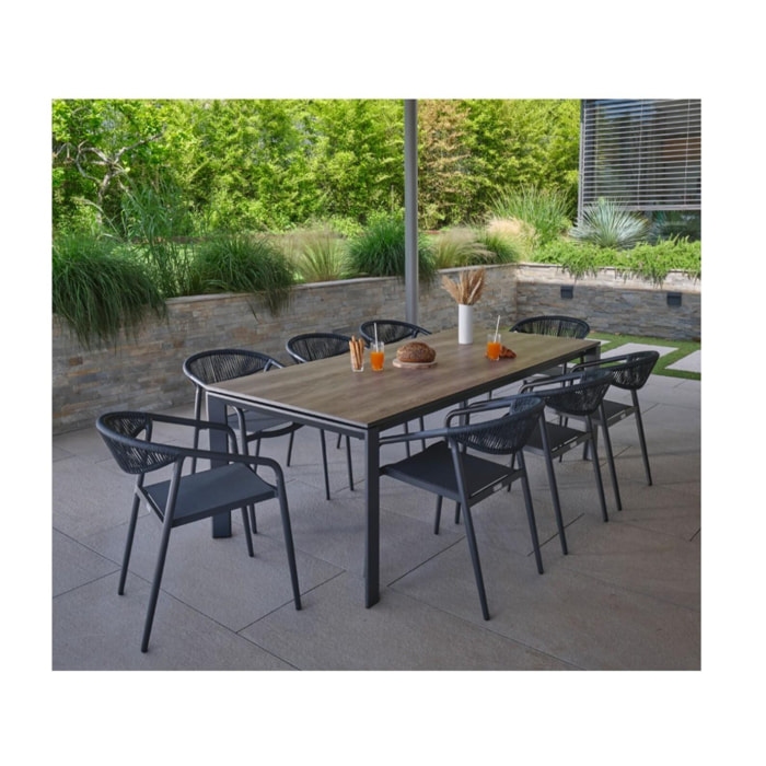 FONTAMENTO - Ensemble table et chaises de jardin