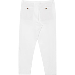 Pantalone chino in lino