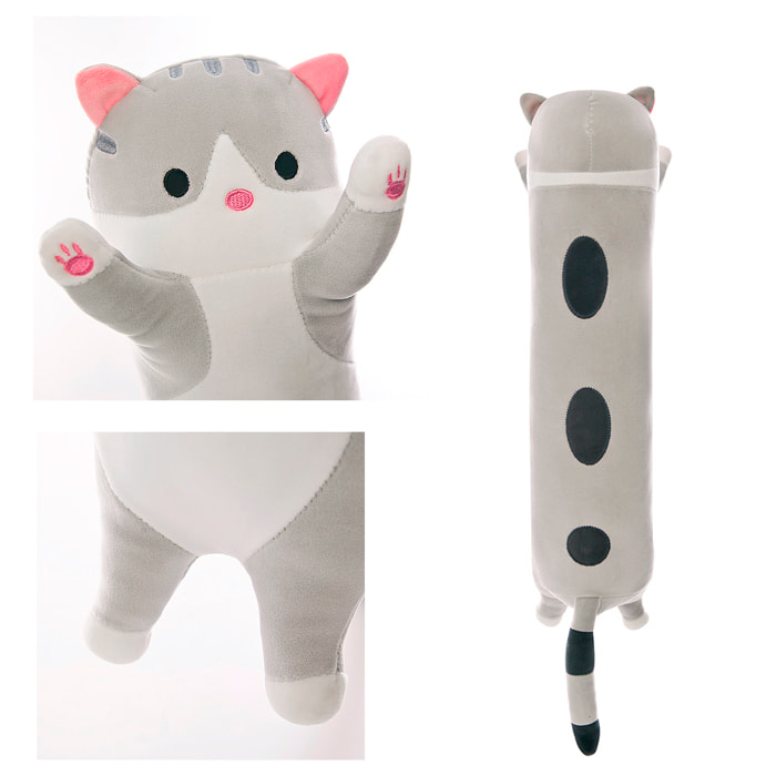 Cuscino extra morbido e soffice design gattino. 50 cm.