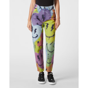 PHILIPP PLEIN Vaqueros Mom Fit SMILE