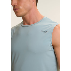 T-shirt senza maniche in tessuto quick dry