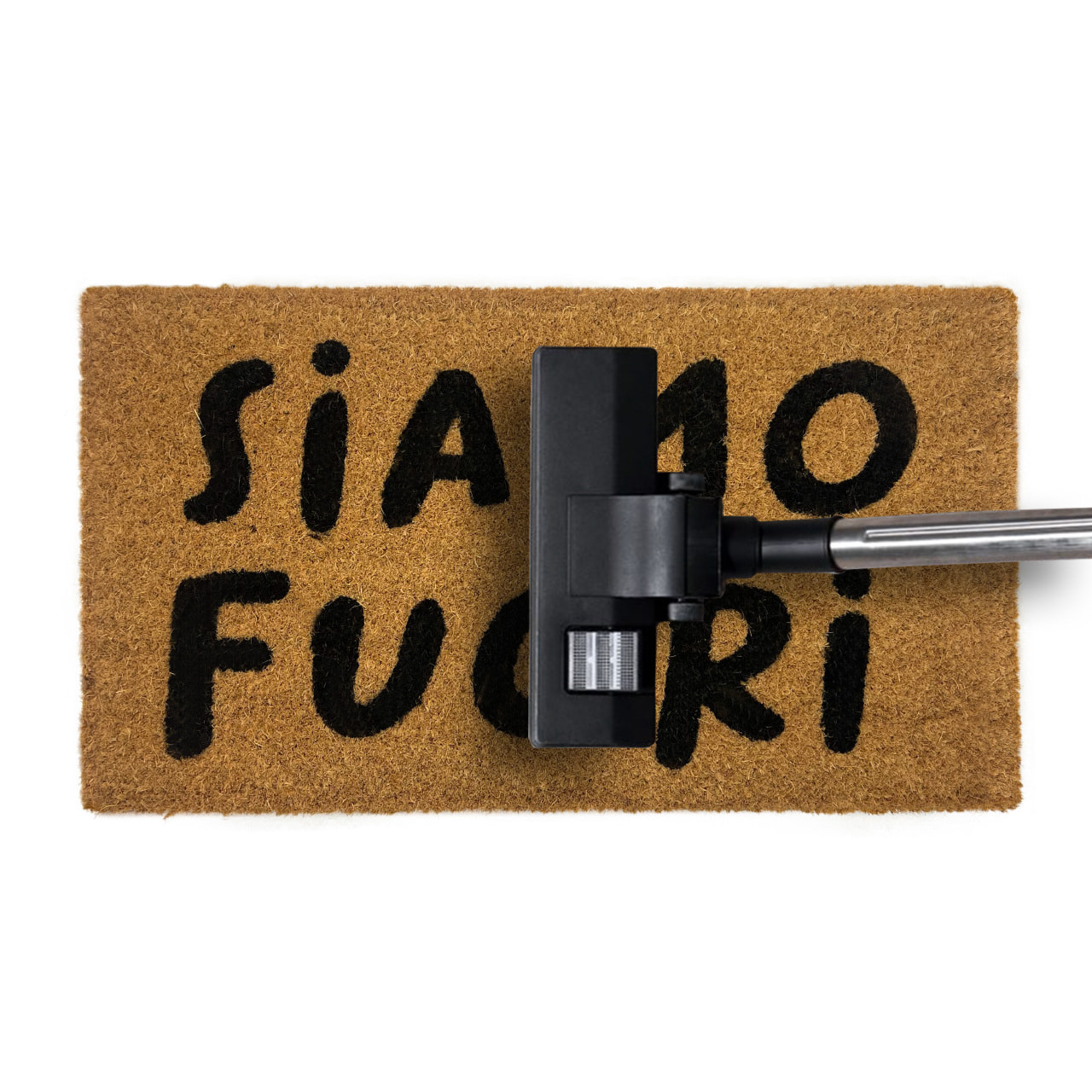 Zerbino Ingresso Casa Antiscivolo In Cocco Scritte Divertenti Siamo Fuori