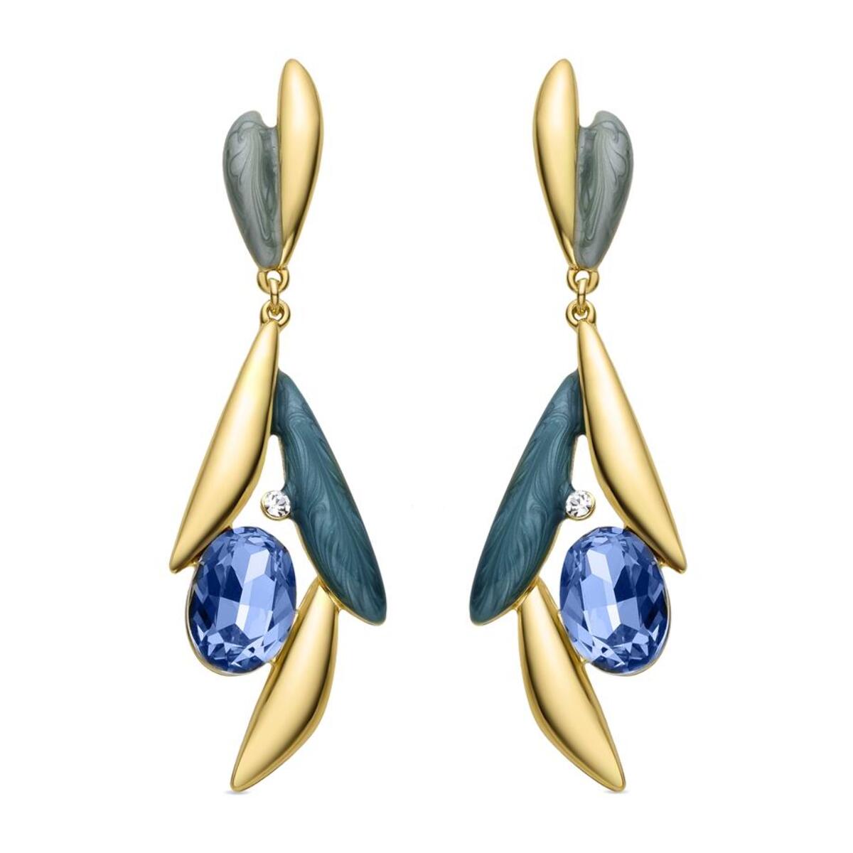 Pendientes Lux by Lux acabadoss en oro amarillo 18K