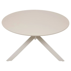 Table de jardin 6 places Oryon D130cm argile