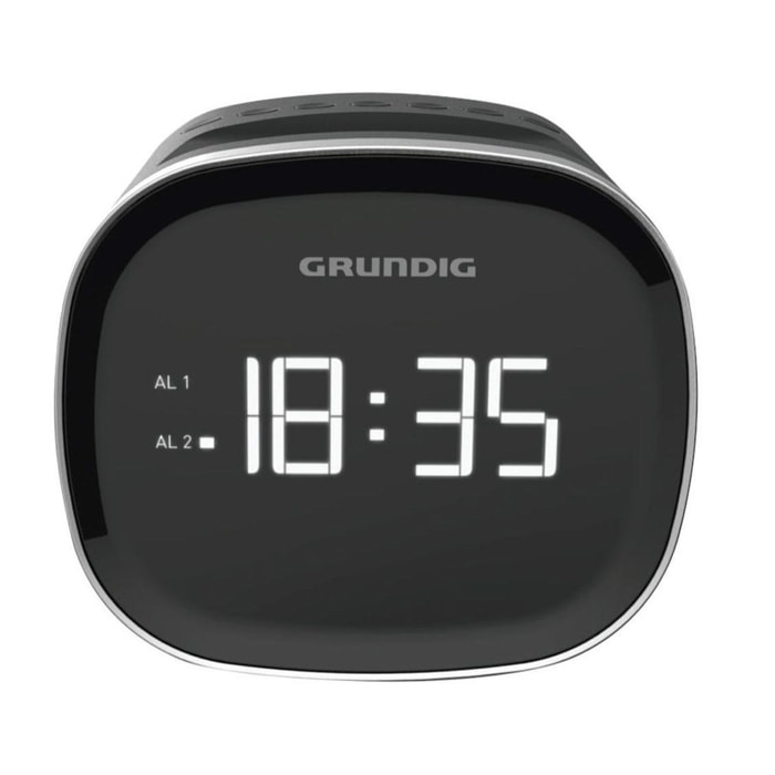 GRUNDIG SCN 230 NEGRO RADIO DESPERTADOR CON RADIO FM