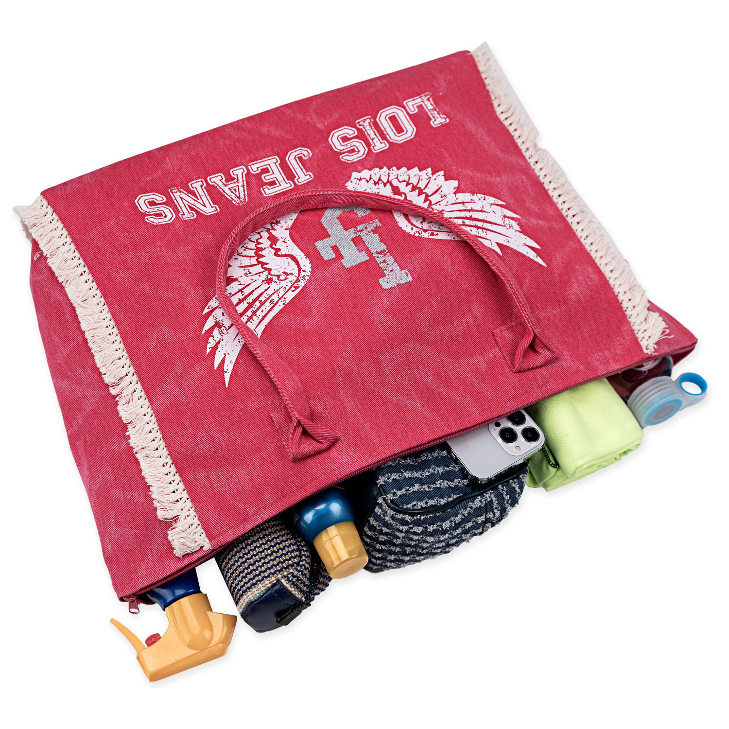 Bolso De Playa Lois Galwey Rosa