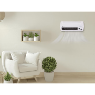 Calefactor split mural 2000 W con mando a distancia y temporizador HOTI M50 PURLINE