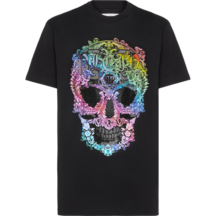 PHILIPP PLEIN T-Shirt Round Neck SKULL
