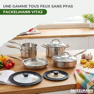 Faitout en inox 18/10 Triply Fackelmann Vita3