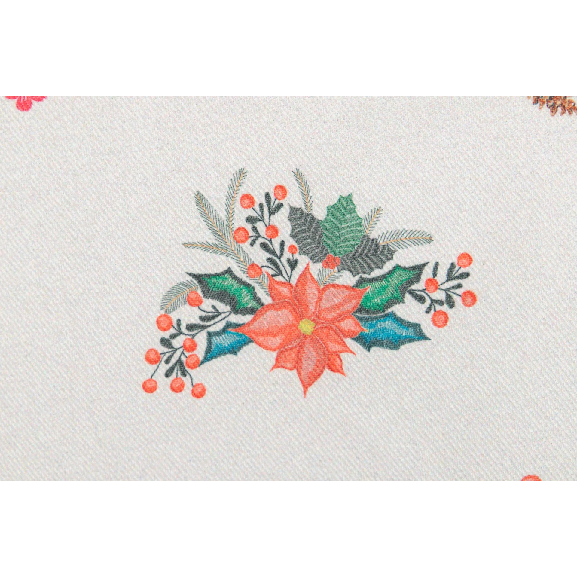 Shopping Bag Navidad Bordado 41x45 Cm