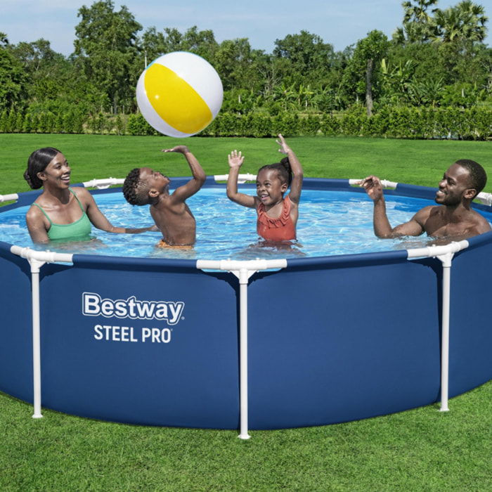 Bestway Piscine hors sol - Ronde - Steel Pro - 305 x 76 cm