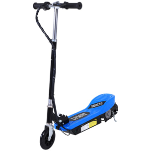 Scooter Plegable Manillar Ajustable Acero 79x37x91-99cm Azul