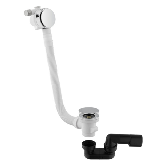 Vidage de baignoire PAINI remplissage par le trop plein 90 cm Chromé