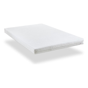 Matelas Egio, 12 cm, Latex Synthétique, Soutien Ferme, Déhoussable, Aération Optimale, Fabrication Française