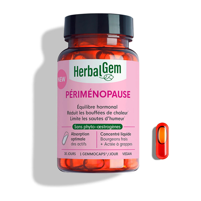 Herbalgem- Complément alimentaire Périménopause - 30 GELULES